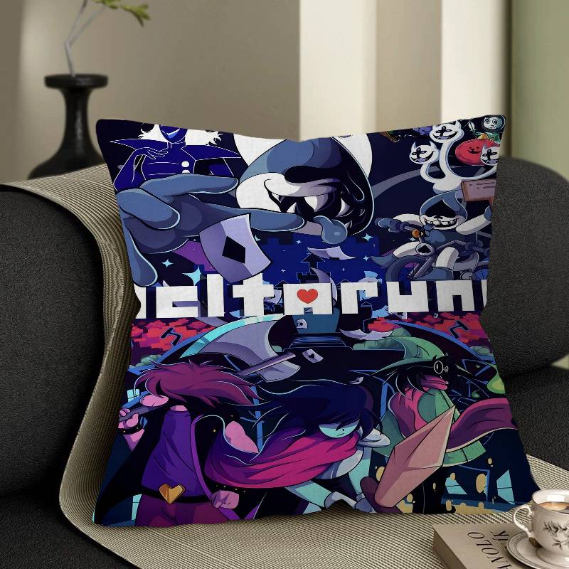 D-Deltarune Anime Pillow Cover For Bedroom Room And Living Room Sofa Decorative Cushion Cover