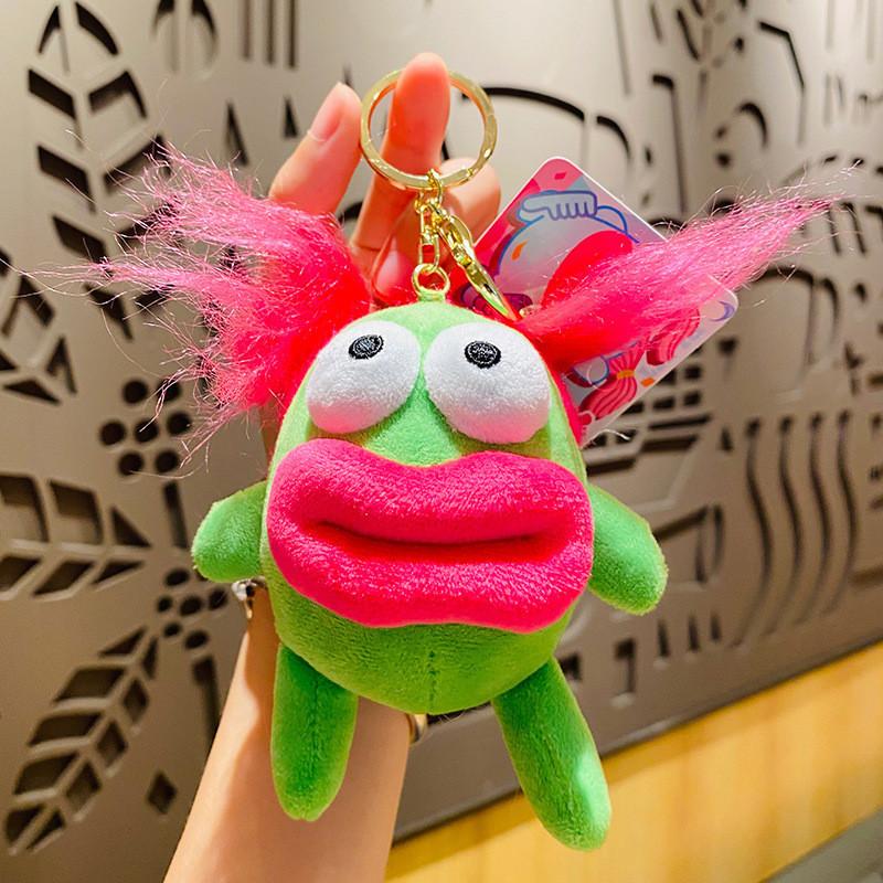 Stylish Adorable And Fabric Doll Keychain Perfect For Holidays