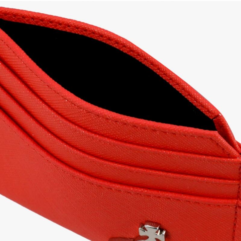 Vivienne Westwood Saffiano Slim Card Wallet 5403000bu S0021 F401