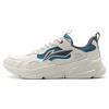 New LiNing Stream Fireflies Cushioning Anti Slip And Wear Resistant Low Top Casual Shoes Men's White Blue AGCT387-1