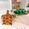 Soft Material Sea Turtle Plush Toy Cute Design 30Cm Simulated Turtle Hug Pillow Lying Down Posture Prone Cartoon Animals