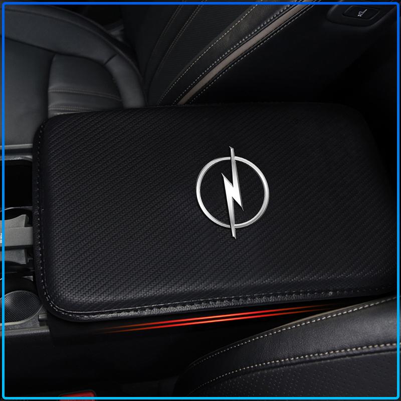 Car Armrest Box Mats Leather Center Console Covers Accessories sticker For Opel Astra H G Corsa Insignia Astra Antara Meriva Zafira Interior