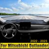 Car For Mitsubishi Outlander 4 GM GN PHEV 2024 Dashboard Covers Avoid Light Pad Sun Shade Anti-UV Carpets Non-Slip Mat