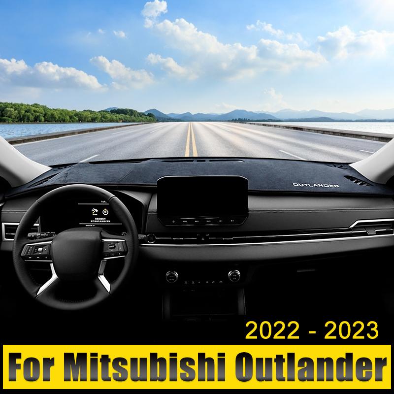 Car For Mitsubishi Outlander 4 GM GN PHEV   2024 Dashboard Covers Avoid Light Pad Sun Shade Anti-UV Carpets Non-Slip Mat