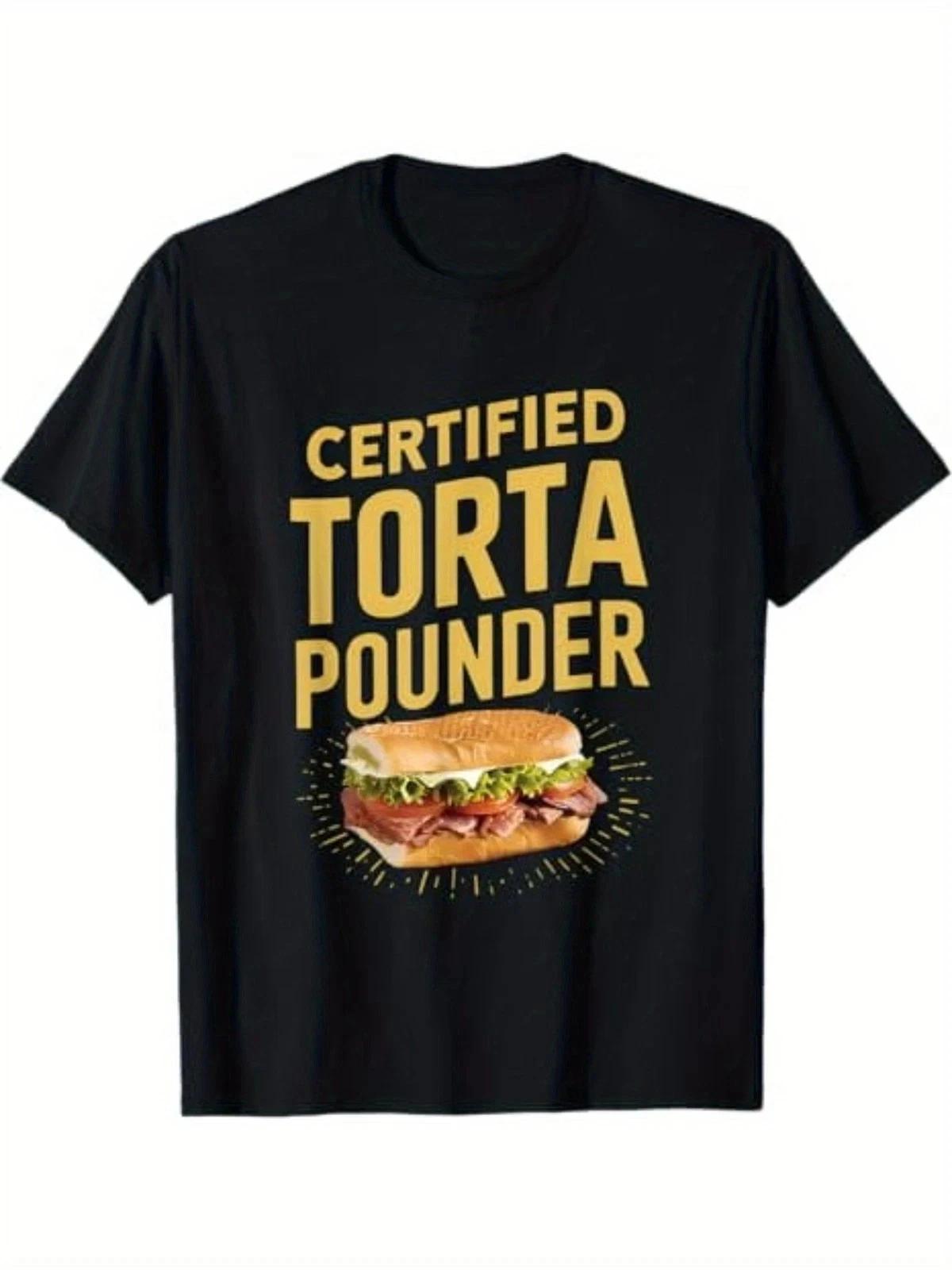Funny Certified Torta Pounder Latino T-Shirt XXXL