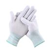 Ultra-Thin Nylon Breathable White Work Gloves - Skin-Friendly, Non-Slip, Elastic, Wear-Resistant.