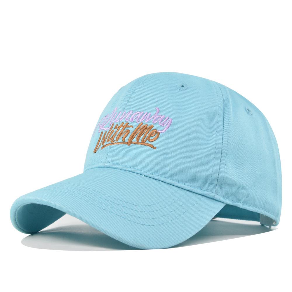 

New Unisex Washed Cotton Fashionable Sun Hat Man Woman Outdoor Sports BaseballCap Embroidery Letter Girl Sunscreen Sunshade Hat 54-60cm