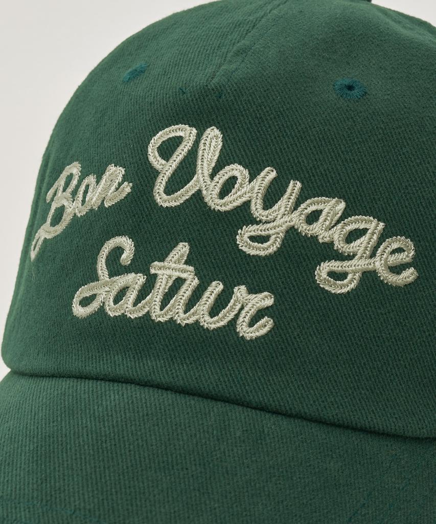 Seteo Bon Voyage 5 Panel Ball Cap Deep Green