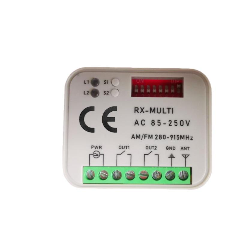 RX-Multi280 Dual-Channel Multi-Frequency Remote Control Switch (30V/AC85-250V)