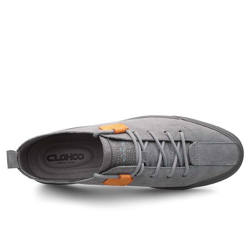 Nové kožené školní boty Pánské semišové boty Venkovní Ležérní Pohodlné tenisky Měkké Všestranné plátěnky Vulkanizované baleríny