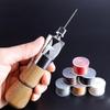 Leather Hand Sewing Machine Awl & Needle Tool Kit