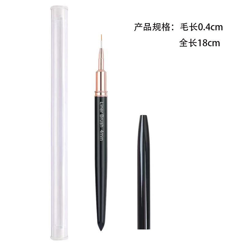 Professional Fine Tip Nail Art Liner Brush Set Metal Handle