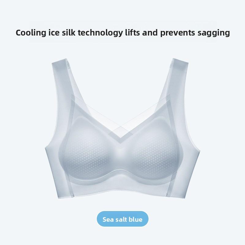 Seamless Breathable Tank Top Bra for Small Bust, Wireless Push Up Uplift Side Support Comfortable Shaping Lingerie