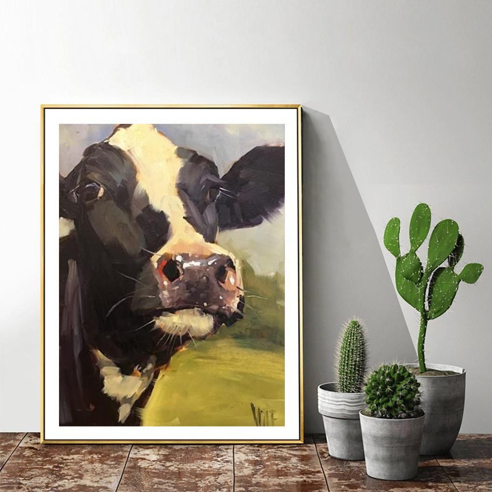 Diamond Painting Cow Diamond Painting 5D Embroidery Kit Diamond Painting Full Round