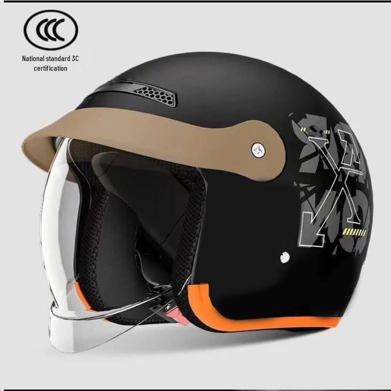 Certified 3C Electric Vehicle Helmet with Winter Ear Protection and Hidden Visor