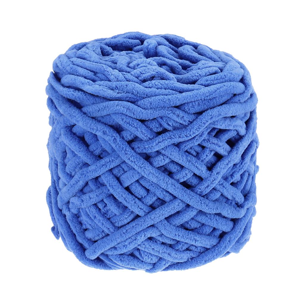 Chenille Chunky Yarn Plush Bulky Thick Fluffy for Crochet Soft Velvet Blanket for Sweater Hand Knitting Crocheting 45 M/49 Yard