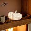 Tabletop Pumpkin Sculpture Halloween Ornaments, Resin Delicate Texture Stable Sculpture, Spotted Retro Textured Accents, for TV Cabinet