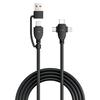240W 5-in-1 Liquid Silicone Fast Charging Cable for iPhone 17 & Android