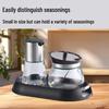 Yunshuang 3-Piece Stainless Steel Seasoning Set with 125ml Glass Jars