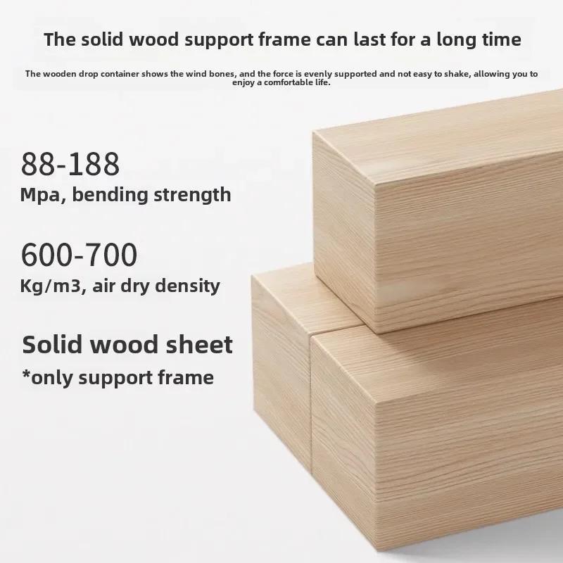 Height adjustable Solid Wood Side Table Sofa Bedside Laptop Desk For Living Room Bedroom Study Writing Book Shelf Organizer