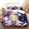 3D-tryck Anime Lakan Fate Grand Order Sängkläder Set Enkelt Twin Fullt Queen King Size Sängset Vuxen Barn Sovrum Påslakanset