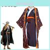 Set Cosplay Kimono Autentic Robă Pelerină Trafalgar D Water Law One Piece Pentru Comic Con