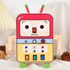 Kids Wooden Busy Board Robot Sensory Board Switch Toy With Remote Control Led Lights Gifts For Boys Girls