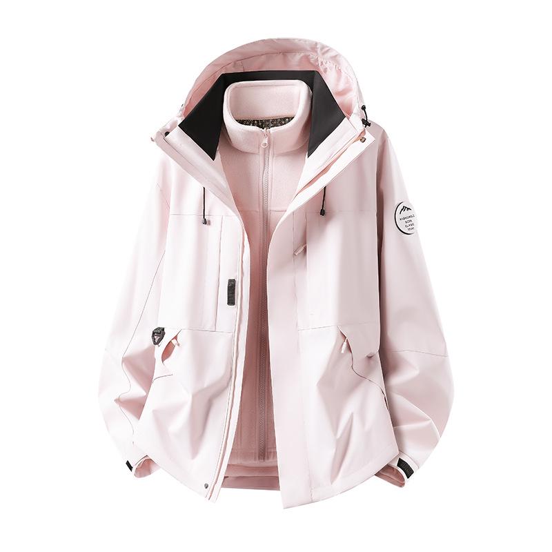 Luotuo 2026 Women's Custom Print 3-in-1 Mountaineering Jacket Set