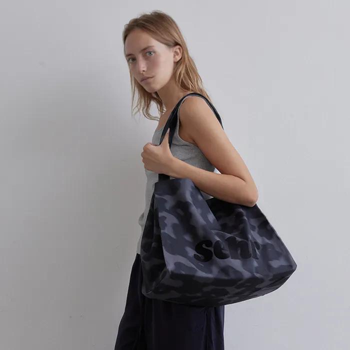 Light Twill Big Bag (Blur Black)