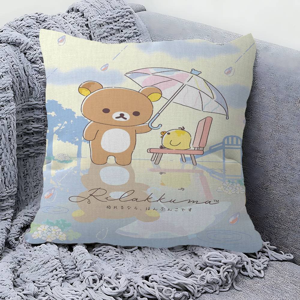 

Аниме Милый Мультяшный Чехол на Подушку Rilakkuma Автомобильная Подушка-Плед для Дивана Автомобиля Рождественский Подарок xсм xсм 30x30 cm