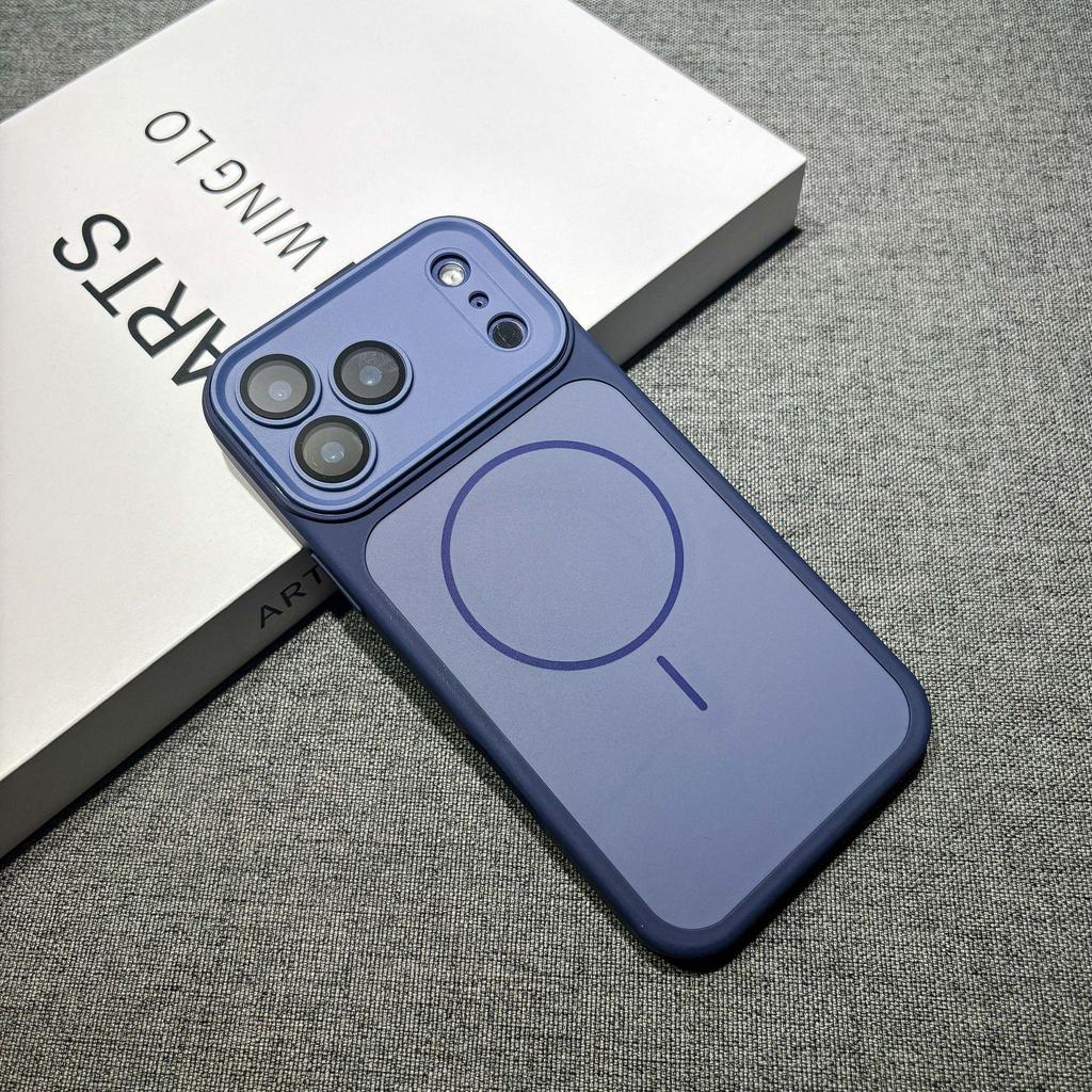 Kompatibel mit Apple 17 Pro/iPhone 16 Pro Max, Magnetische Vollabdeckungs-Silikonhülle für iPhone 15/14 - Weiches Schutzdesign