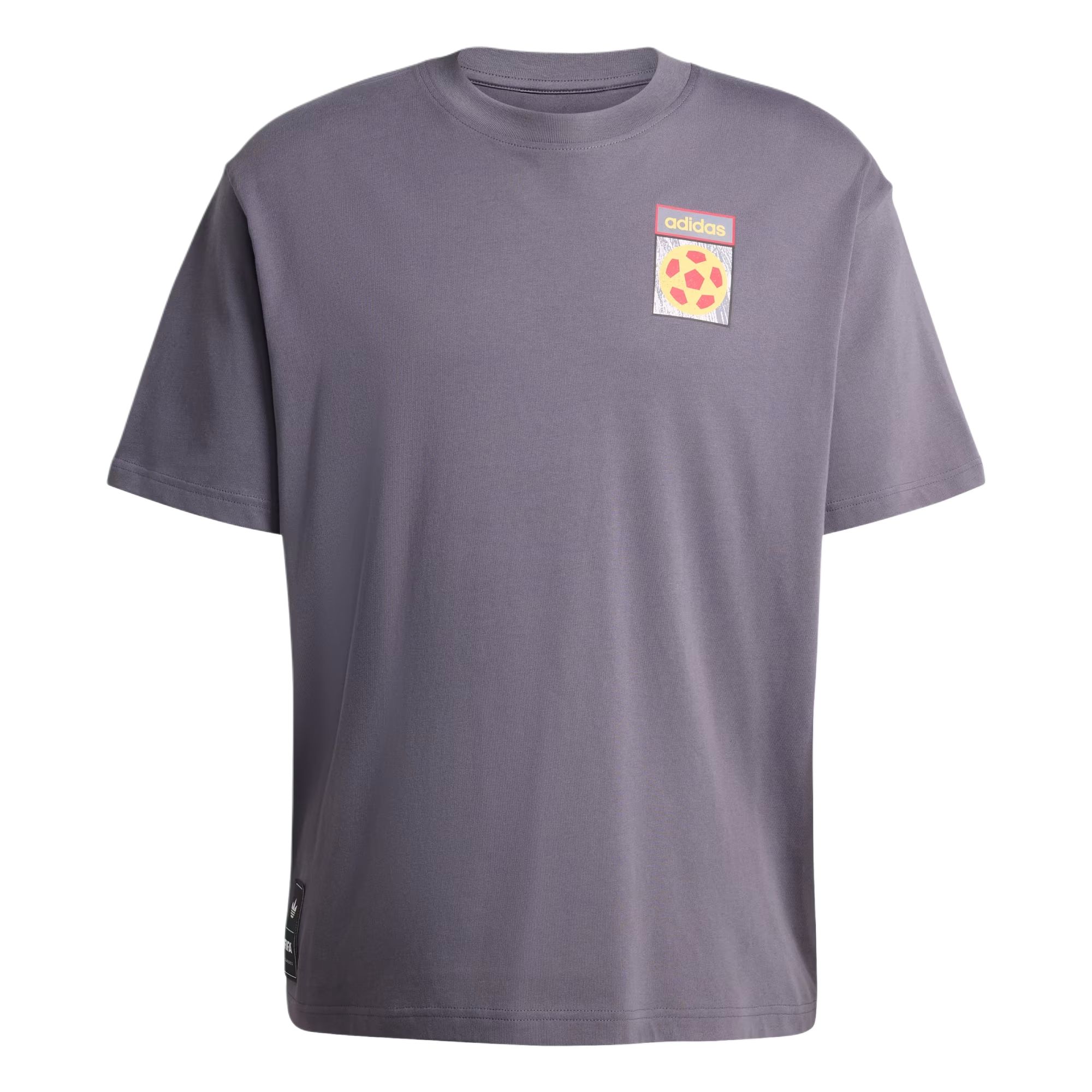 Adidas Originals Archive Country Flag Print Loose Fit Crew Neck Short Sleeve T-Shirt Men tops KD1429 S