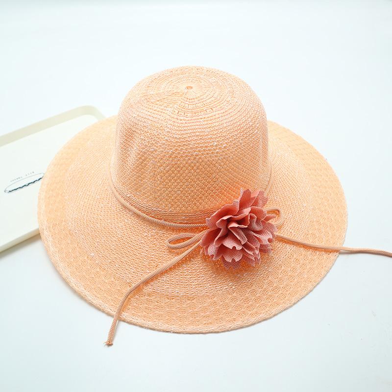 Women's Straw Hat with Large Brim, Summer Shading, Sweet and Versatile Cool Hat, Seaside Beach Hat, Sunscreen Hat, Women's Model