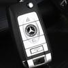 New For Mercedes Benz 11/14mm Aluminum Car Key Badge Sticker For Mercedes Benz W203 W204 W211 W210 W124 AMG W202 W212 W220 W205