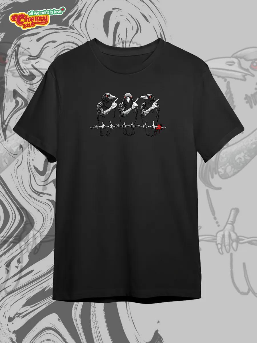 Black T-shirt with GigaChad print 3XL