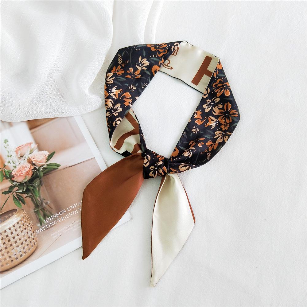New Scarves Silk Scarves Women'S Spring And Autumn Season Long Decorative Professional Scarves Summer Thin Styles Paired With Shirts Stylish