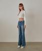 Isibchilwai Mid-Blue Wide Bootcut - D002