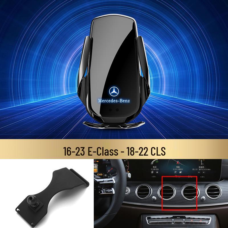 Bezdrátový držák telefonu s rychlým nabíjením Mercedes-Benz pro třídu C/třídu R/třídu S/třídu E/GLK/třídu B