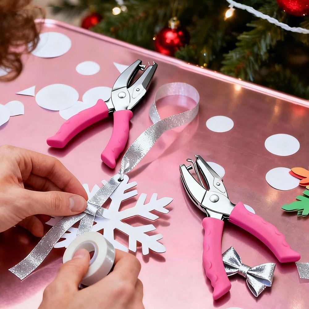 Round Hole Single Hole Punch DIY Handheld Circle Punch  School Office Binding Stationery