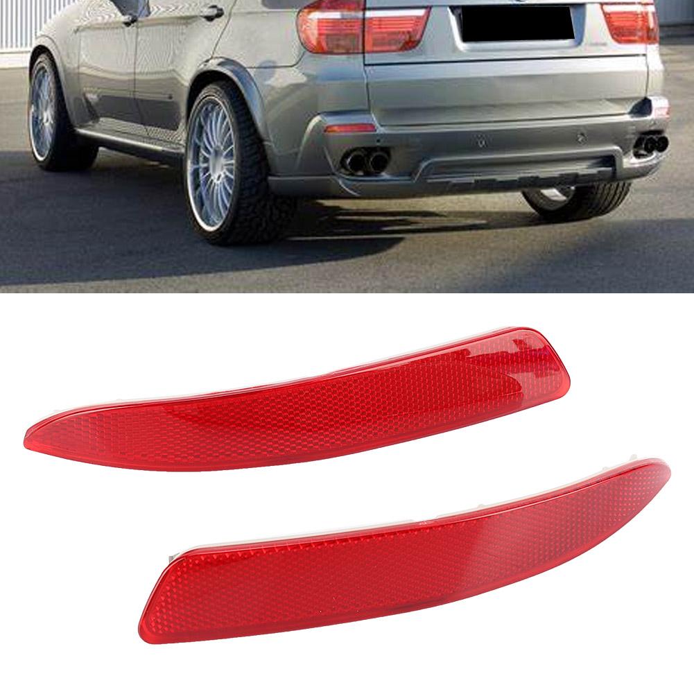 1 Pair Rear Bumper Reflector 63217158949 63217158950 Fit for E70 X5 20072013 (Left & Right)