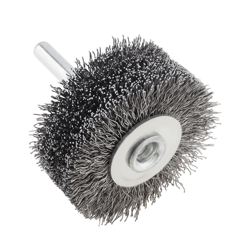 2Inch 3Inch Carbon Steel Wire Wheel Brush with 1/4 Inch Shank for Drill Attachment / Power Operated Grinders / Removal Paint / Rust / Corrosion