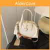 Simple City Style Pu Bag With Inner Zipper Pocket For Work And Outings