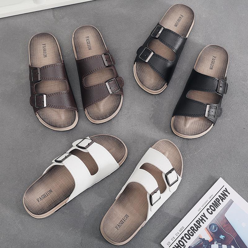 Fashion Men's Casual Slippers Outdoor Anti Slip Beach Sandals Summer Fashionable Men's Shoes
