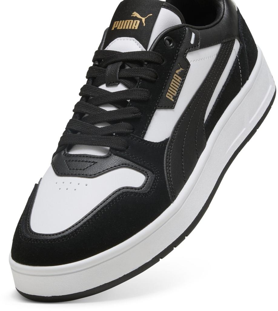 Puma Court Classic Suede Unisex Sneakers White/black/gold