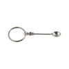 Silver Color Metal Fork Keychain Personality Metal Fork Keyring Metal Spoon Keychain  Jewelry Gift