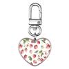 Dear My Muse_strawberry Field Ver.3 Sliver Epoxy Heart Keyring Epoxy Silver Mini Heart Keyring
