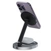 3 In 1 Magnetic Wireless Charger Foldable Adjustable Stand for iPhone 17 16 15 14 13 12 Apple Watch AirPods Fast Charging
