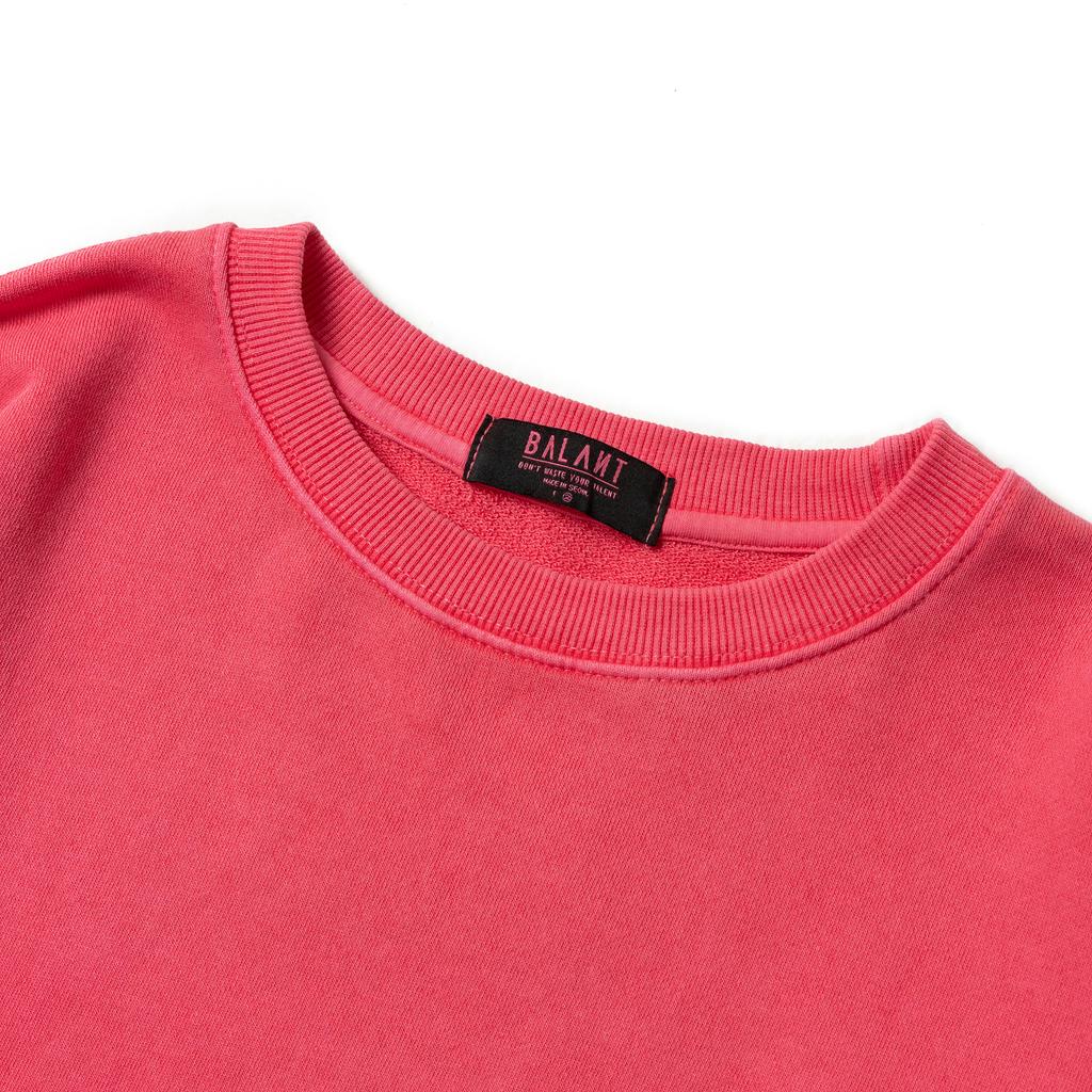 BALANT Pigment Silicone Label Suedeshirt - Pink
