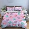 Colorful Seashell Sticker Set Bedding Set with 1 Duvet Cover 2 Pillowcases Single Double King Queen, Gift