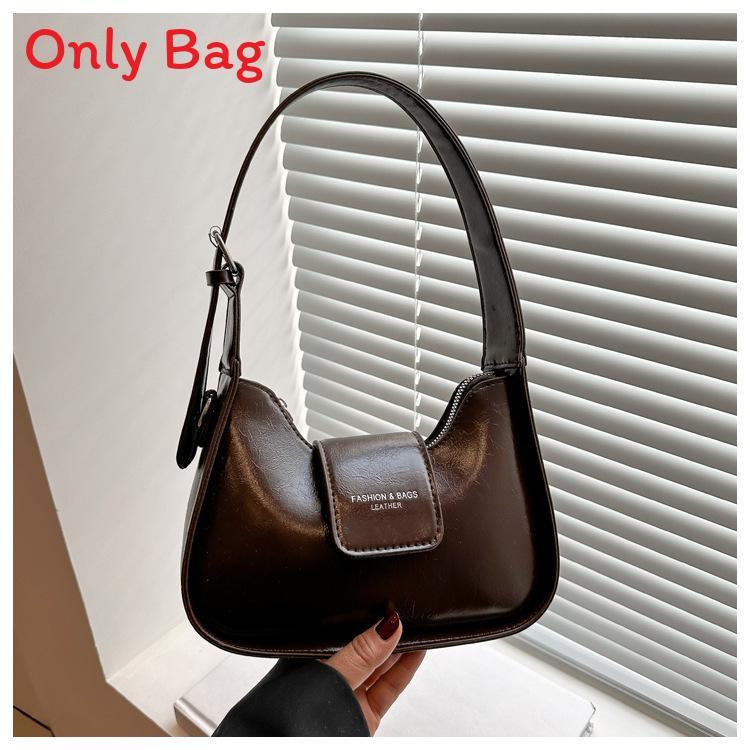 Street Style Pu Leather Small Square Shoulder Bag With Zipper Closure For Daily Wear